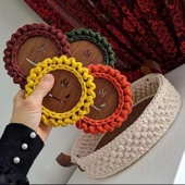 Ahşap Sepet Tabanı Oval Kahverengi ( 1 Adet ) - 6