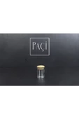 Paçi Bambu Kapak 200 Ml Yuvarlak Mini Kavanoz P/CAM-400906 - 1
