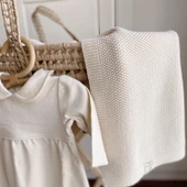 Naturaborn GOTS Organik Sertifikalı Kroşetalı Bebek Elbisesi - 12