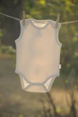 Naturaborn GOTS Organik Sertifikalı Bebek Kolsuz Body - 4