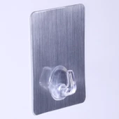 Kendinden Yapışkanlı Kapı Askılığı Duvar Banyo Mutfak Askısı GRİ thumbnail 7