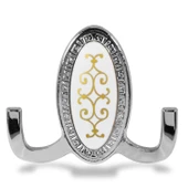 Seçil Vestiyer Duvar Askısı Dolap Elbise Askılığı Krom Metal Askı (4 ADET) thumbnail 2