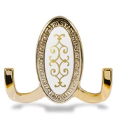 Seçil Vestiyer Duvar Askısı Dolap Elbise Askılığı Gold Metal Askı (4 ADET) - 2