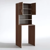 Kenzlife çamaşır makinesi dolabı hayzum cvz 180*066*55 banyo kiler çift kapaklı arkalıklı - 3