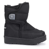 Kiko Kids Lp 70 Cırtlı Erkek/Kız Bebe Kar Bot Ayakkabı Siyah - 4