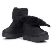 Kiko Kids Lp 70 Cırtlı Erkek/Kız Bebe Kar Bot Ayakkabı Siyah - 8