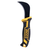 Aşı Bıçağı Profesyonel Çelik Eğri Uçlu Bağ Aşı Çakısı 180 mm İzole Saplı Bıçak - 7