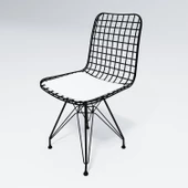 Knsz kafes tel sandalyesi 6 lı mazlum syhbyz ofis cafe bahçe mutfak thumbnail 3