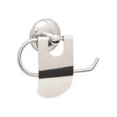 SAS Yuvarlak Havluluklu 5li Banyo Aksesuar Seti Kapaklı KROM thumbnail 2