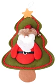 Yılbaşı Çam Ağacı Noel Baba Dekor Süs 16x24 cm - 2