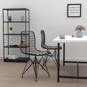 Knsz kafes tel sandalyesi 1 li mazlum syhtuan ofis cafe bahçe mutfak thumbnail 3