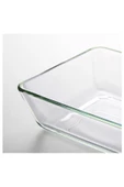 Mıxtur Mutfak Fırın Servis Kabı Tepsi Cam 27x18 Cm - 1