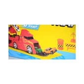 King Toys 3 Katlı Sürat Pistli Tır 3 Arabalı Çocuklar İçin Garaj Otopark Yarış Pisti Eğitici Oyun Seti - 9