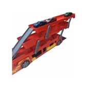 King Toys 3 Katlı Sürat Pistli Tır 3 Arabalı Çocuklar İçin Garaj Otopark Yarış Pisti Eğitici Oyun Seti - 4