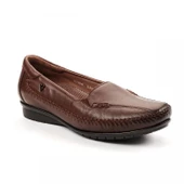 FORELLİ MARLA 51306 ESNEK ORTOPEDİK DERİ KADIN AYAKKABI thumbnail 3