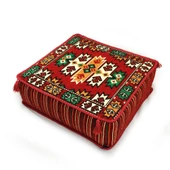 Shark Anatolia Şark Köşesi Masası Puf Apaçi Kırmızı - 2