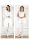 Duchesse 32001 Hamile Lohusa 3 Lü Pijama Sabahlık Tk - 4