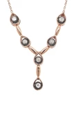 8 Ayar Altın 0.16 Ct Elmas Kadın Kolye - 2