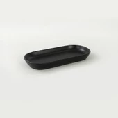 Keramika Mat Siyah Noyan Kayık Tabak 2 Adet 26 Cm - 2
