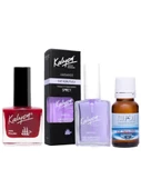 Kalyon Oje 208 + Oje Kurutucu Sprey 17 Ml + Oje Çözücü - 1