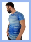 Erkek Ocean Desen T-Shirt - 2