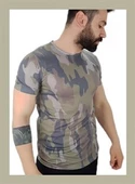 Erkek Askeri Kamuflaj T-Shirt - 2