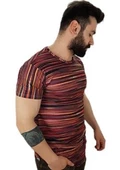 Erkek Renkli Boyu Uzun T-shirt - 4