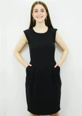 Siyah Yazlık Elbise - 1