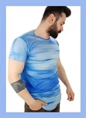 Erkek Ocean Desen T-Shirt - 4