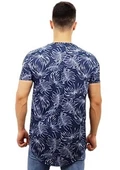 Lacivert Desenli T-Shirt - 3