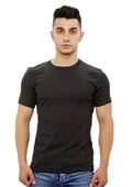 Kahverengi Basic  T-Shirt - 1