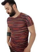 Erkek Renkli Boyu Uzun T-shirt - 2