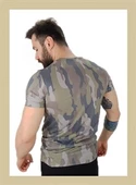 Erkek Askeri Kamuflaj T-Shirt - 4