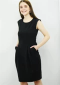 Siyah Yazlık Elbise - 3