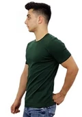 Yeşil Renk Basic Tişört - 2