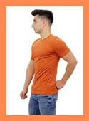 Turuncu Basic Tişört thumbnail 2