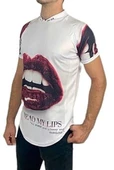 Baskılı Spor Beyaz T-shirt - 2