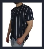 Önü Açık Boyuna Çizgili T-shirt thumbnail 4