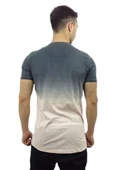 Çift Renkli T-Shirt Gri 10128 thumbnail 3