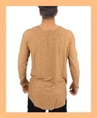 Camel Siyah Geçişli Erkek T-shirt - 2
