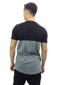 Siyah Yeşil Çift Renk T-shirt 10131 - 3