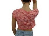 Crop Nar Çiçeği T-Shirt - 3