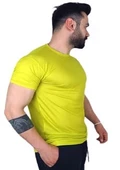 Sarı Basic T-Shirt - 3