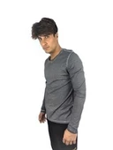 Asit Yıkamalı Erkek T-shirt Antrasit - 7