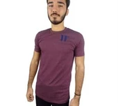 11 Baskılı Mürdüm T-shirt - 1