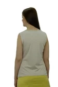 Yaka Detaylı Bej Bayan Atlet - 4