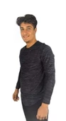 Siyah Gri Geçişli T-shirt 10136 - 3
