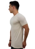 Ekru Basic Erkek Tişört - 2