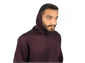 Bordo Eşofman Üstü Sweatshirt thumbnail 5