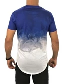 Mavi Beyaz Desenli T-shirt 10171 - 3